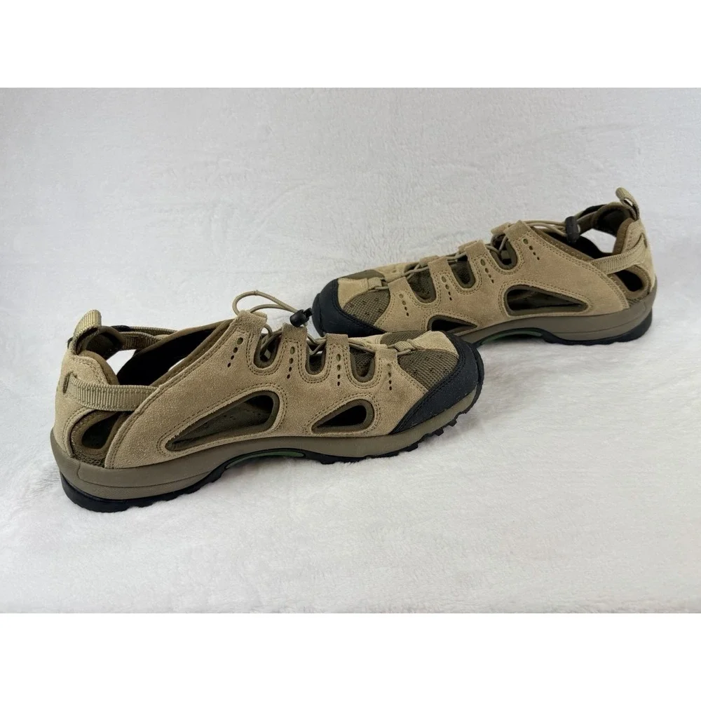 Lands' End Women's Hiking Trek‎ Water Sandals Size 10 Brown Tan Style 191511